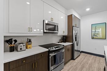 Stainless steel, efficient appliances